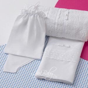 Lina Baby Σετ Λαδόπανο Sappho LB-1541 White