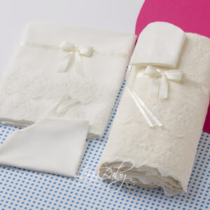 Lina Baby Σετ Λαδόπανο Neraidene LB-1545 Ivory