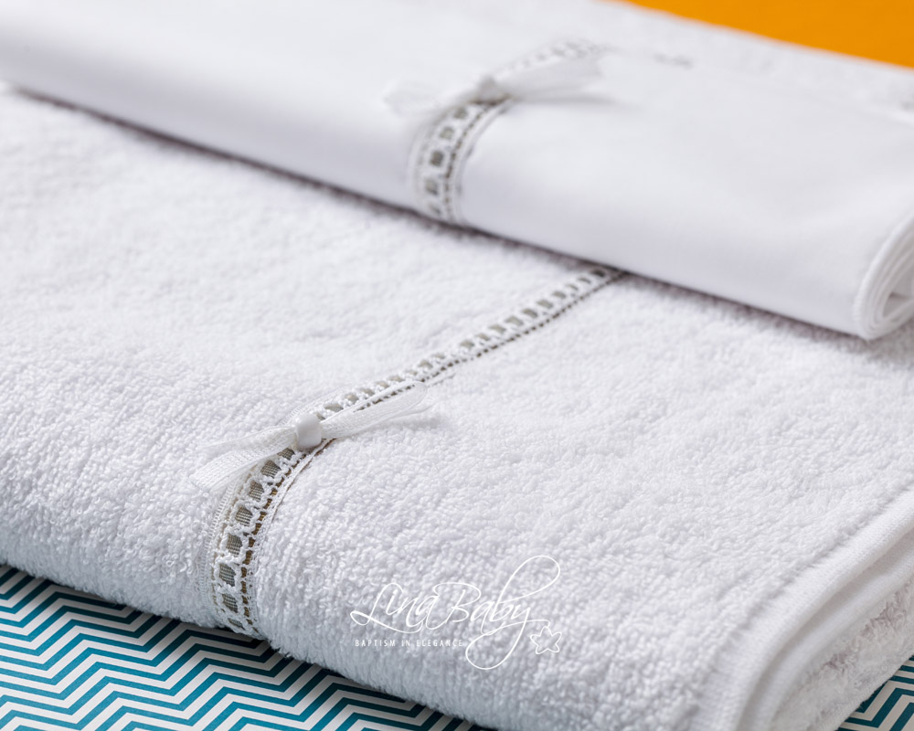 Lina Baby Σετ Λαδόπανο LB-1547 Ithaca White - Image 2