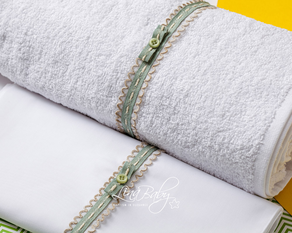 Lina Baby Σετ Λαδόπανο LB-1550 Jason White - Image 2