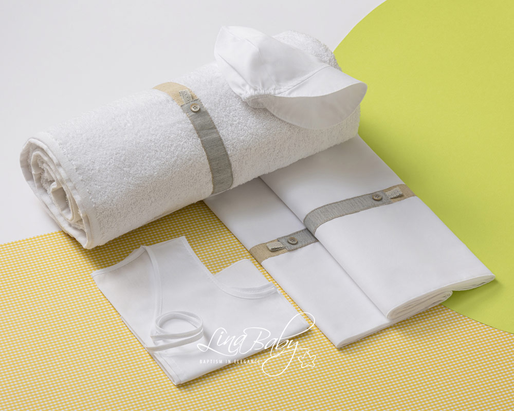 Lina Baby Σετ Λαδόπανο LB-1553 Alex White