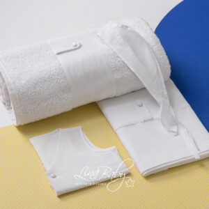 Lina Baby Σετ Λαδόπανο Antinoos LB-1562 White