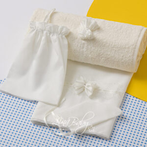 Lina Baby Σετ Λαδόπανο Celine LB-1564 Ivory