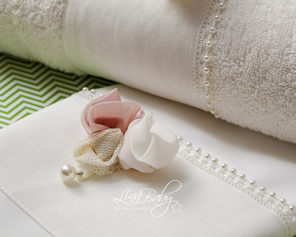 Lina Baby Σετ Λαδόπανο Cloelia LB-1569 Ivory - Image 2