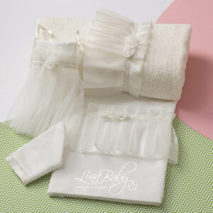 Lina Baby Σετ Λαδόπανο Ariel 1572 Ivory