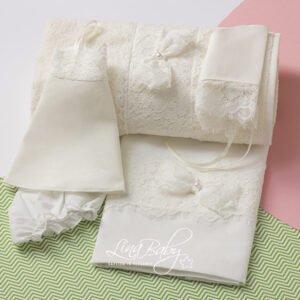 Lina Baby Σετ Λαδόπανο Alice LB-1574 Ivory