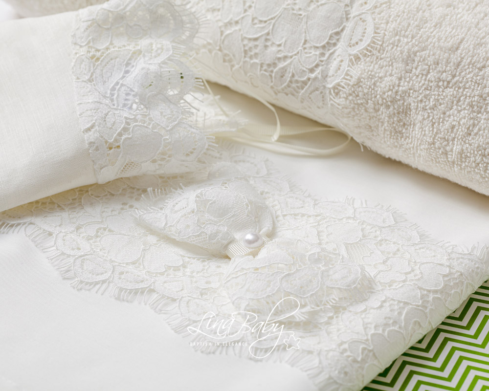 Lina Baby Σετ Λαδόπανο Alice LB-1574 Ivory - Image 2