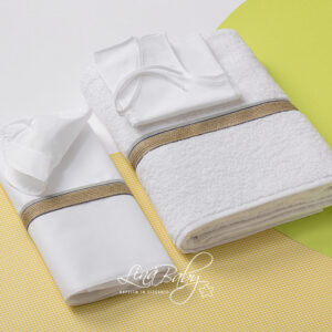 Lina Baby Σετ Λαδόπανο LB-1576 Damianos White