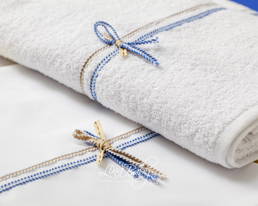 Lina Baby Σετ Λαδόπανο Nicky LB-1577 White - Image 2