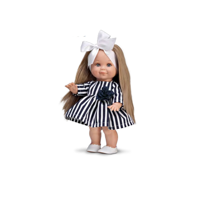 Magic baby κούκλα "Betty με Ριγέ Φόρεμα" MB3142