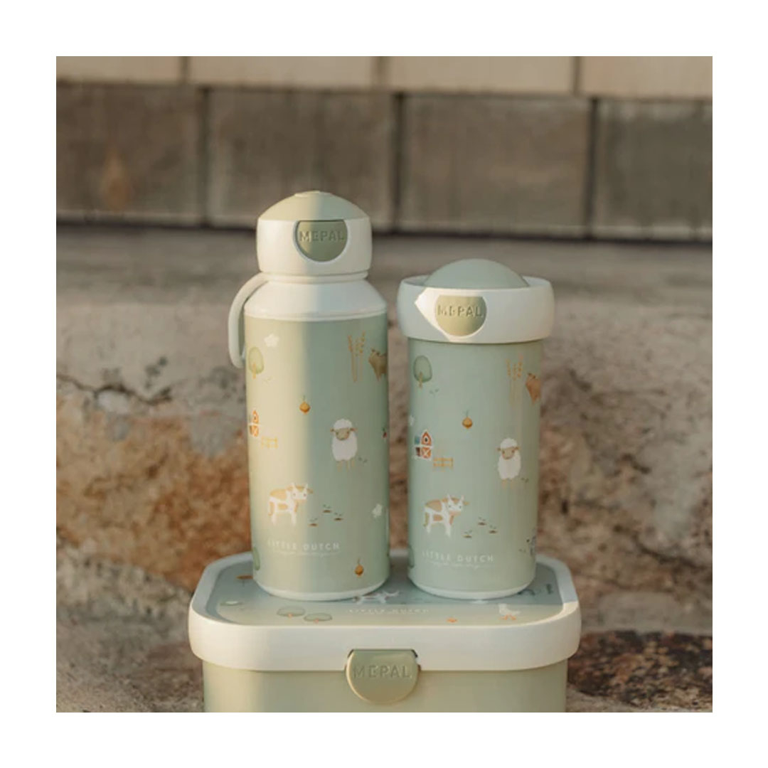 Little Dutch Μπουκάλι με pop-up στόμιο Little Farm 400ml - Image 2