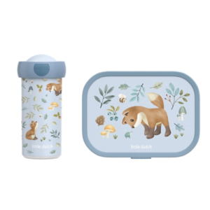 Little Dutch Campus Forest Friends Σετ Φαγητού 2τμχ