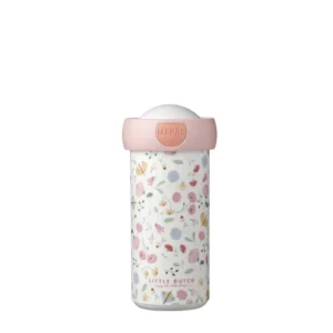 LITTLE DUTCH. Στεγανό ποτήρι με καπάκι Flowers & Butterflies 300ml MEP107420065243