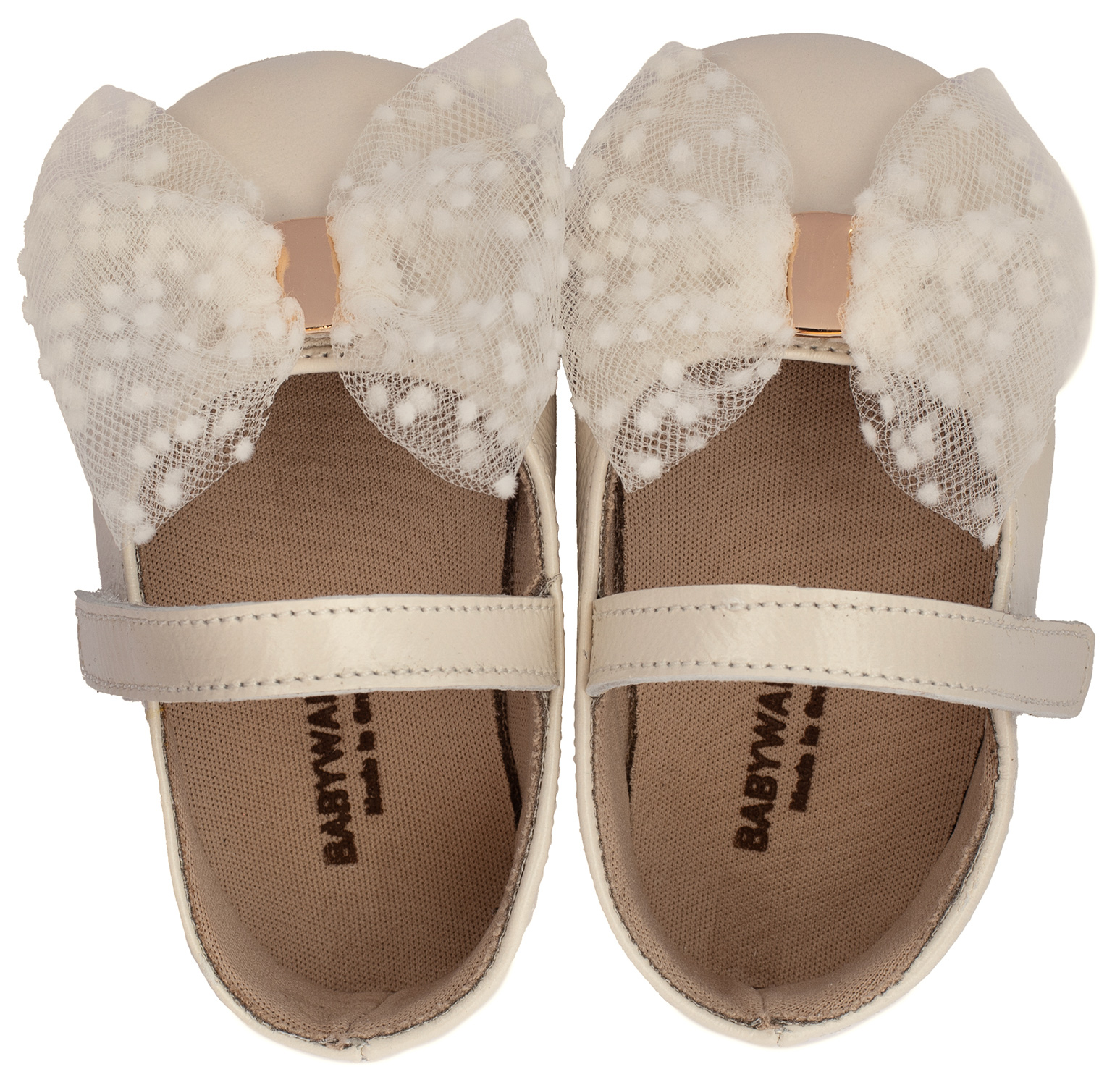 Μπαλαρίνα με Τούλινο Φιόγκο MI1573 Εκρού - Image 3