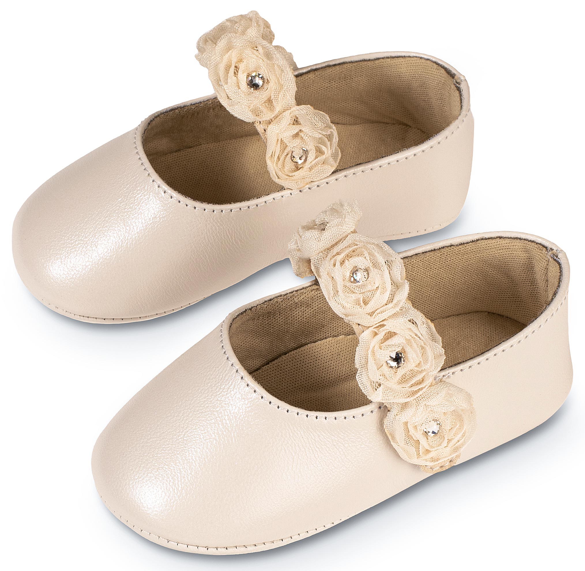 Γοβάκι Μονή Μπαρέτα MI1638 Εκρού - Image 2