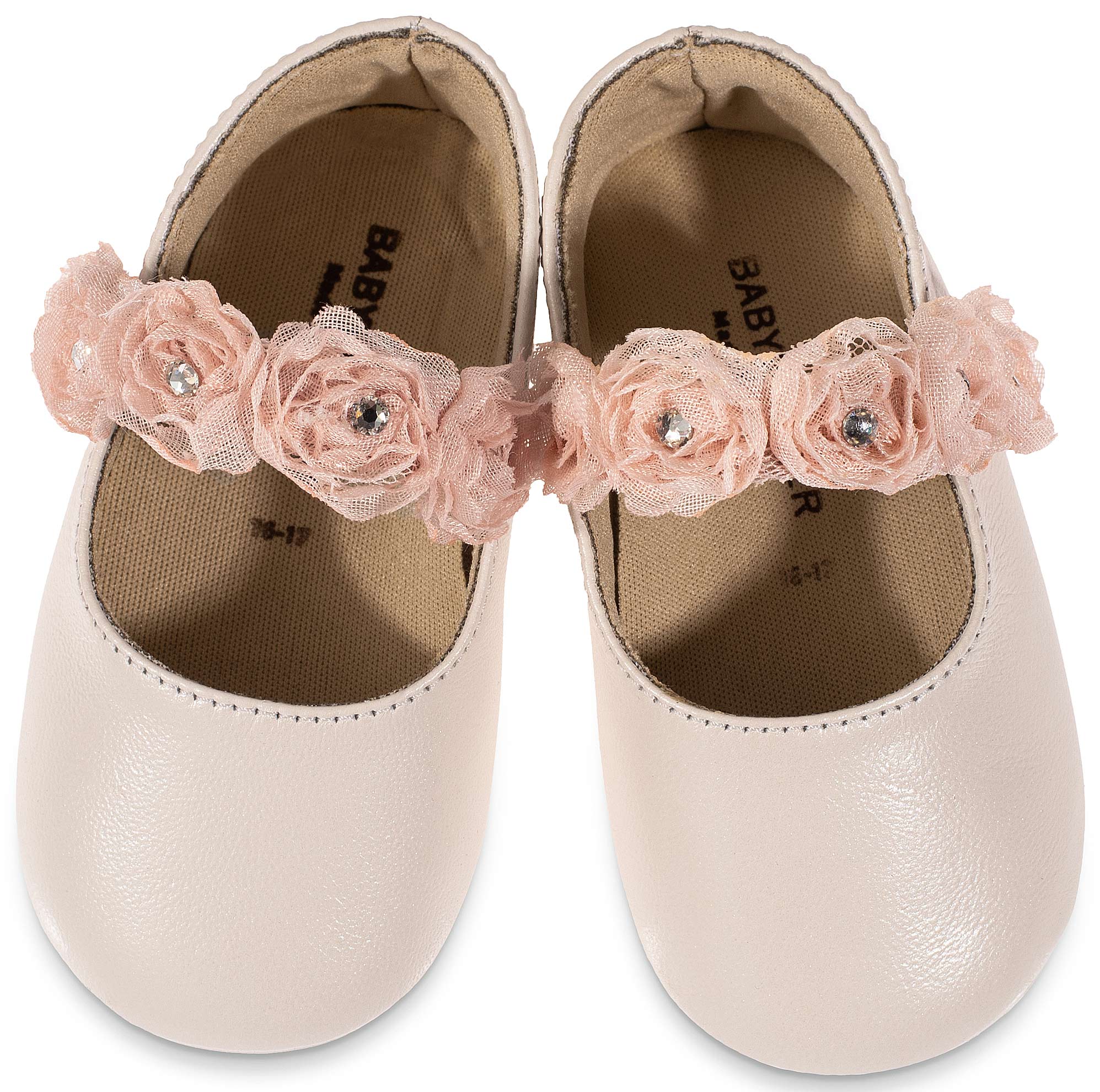 Γοβάκι Μονή Μπαρέτα MI1638 Εκρού Ροζ - Image 2