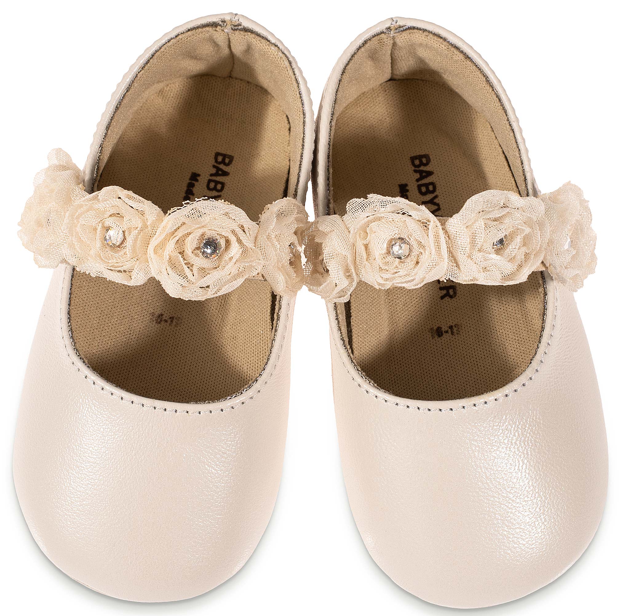 Γοβάκι Μονή Μπαρέτα MI1638 Εκρού - Image 3