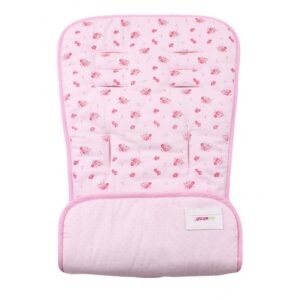 Minene Κάλυμμα Καροτσιού Dots Διπλής Όψης 35x75εκ. Pink