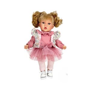 Nines D'Onil: Susette Χειροποίητη Κούκλα με κοτσιδάκια - 45 εκ.