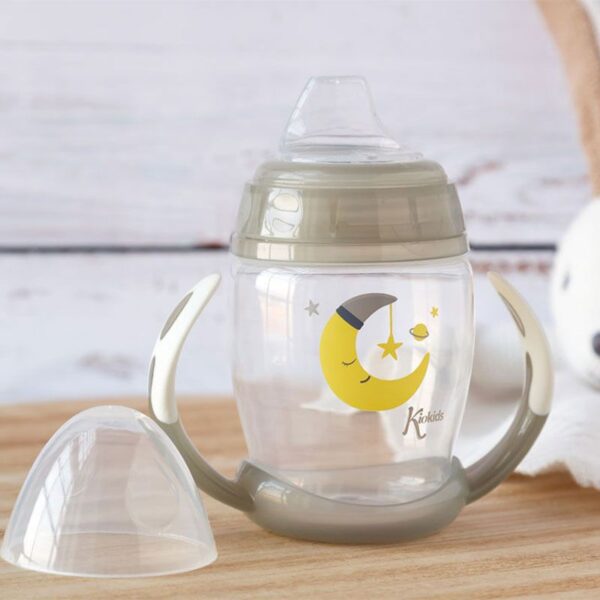 Ποτηράκι Εκπαιδευτικό 270ML Grey Moon 1ο Βήμα 6+Μ - Image 2