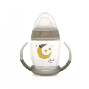 Ποτηράκι Εκπαιδευτικό 270ML Grey Moon 1ο Βήμα 6+Μ