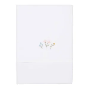 Little Dutch Σεντόνι για λίκνο με κέντημα Flowers & Butterflies 100 x 70 LD10241450