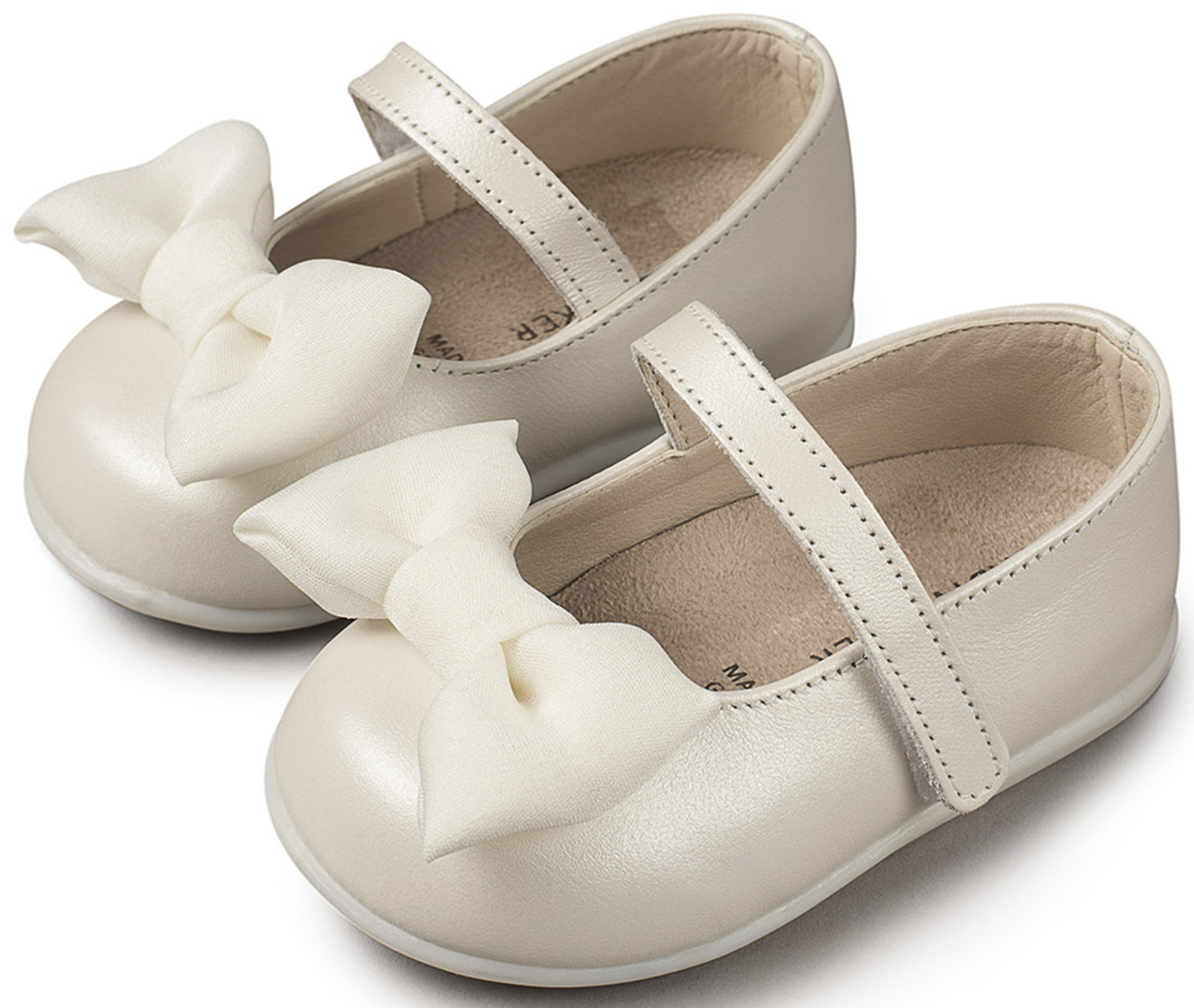 Γοβάκι Μονή Μπαρέτα με Φιόγκο PRI2525 Εκρού - Image 3