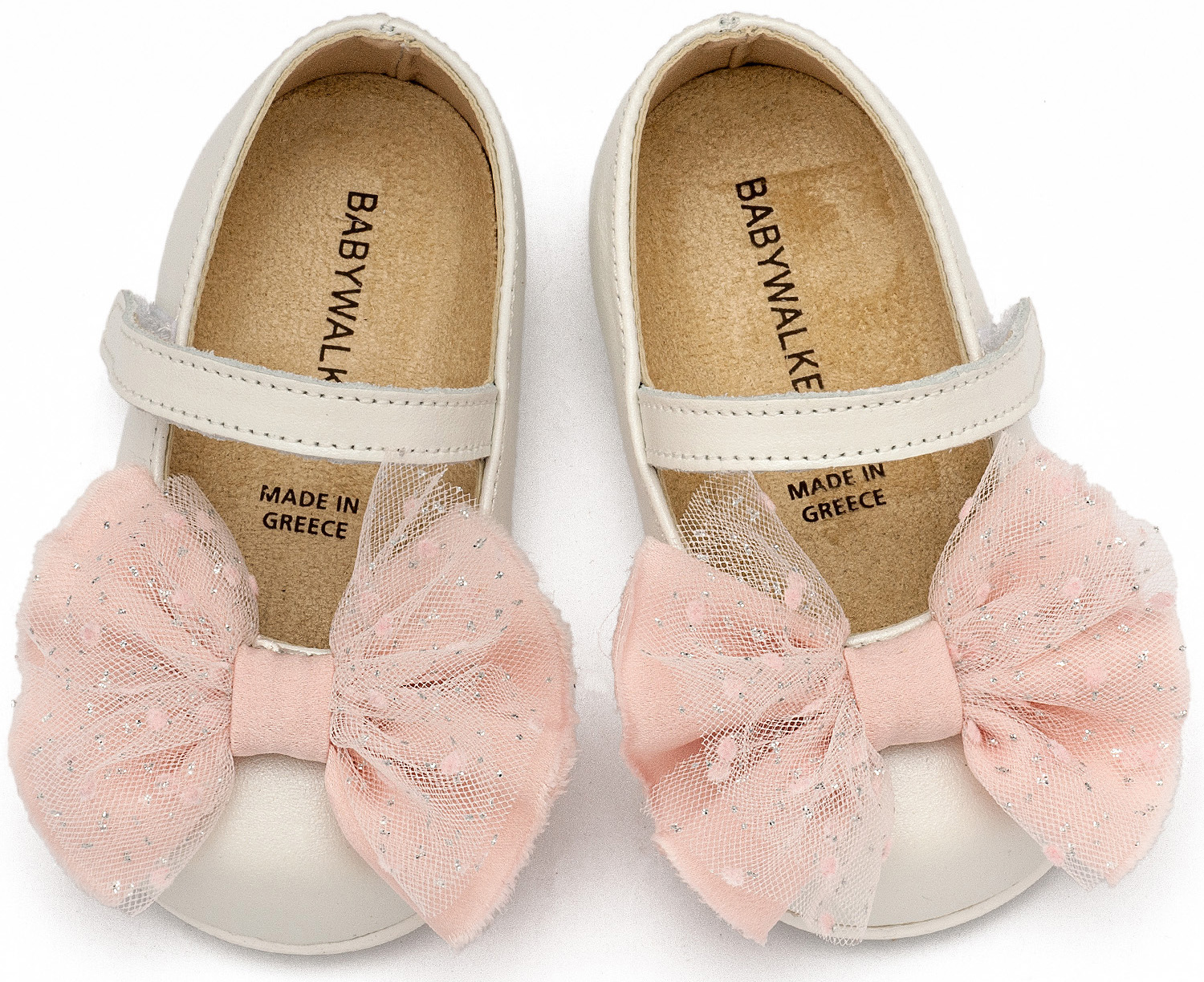 Γοβάκι Μονή Μπαρέτα με Φιόγκο PRI2638 Εκρού Ροζ - Image 2