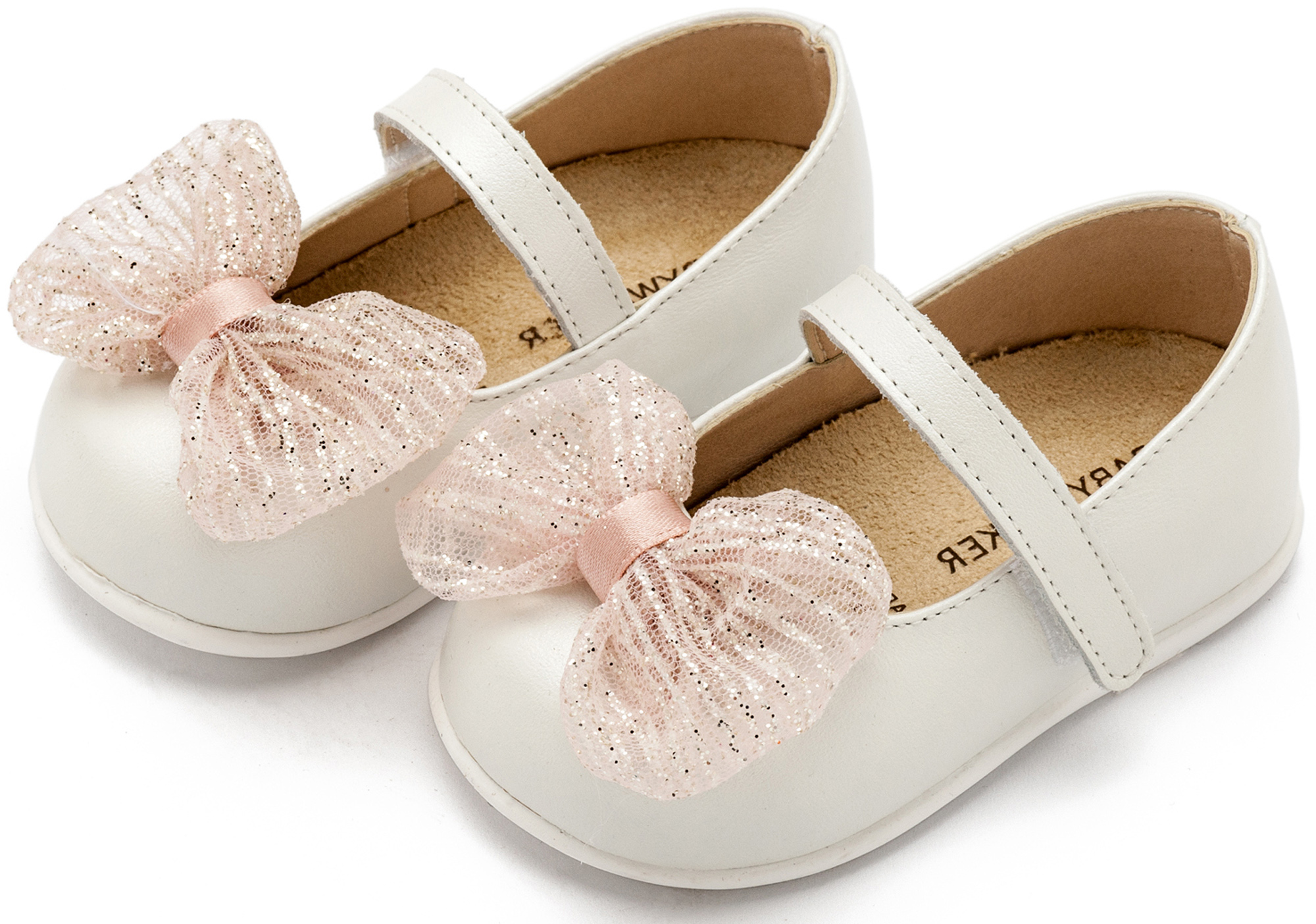 Γοβάκι Μονή Μπαρέτα με Φιόγκο PRI2639 Εκρού Ροζ - Image 3