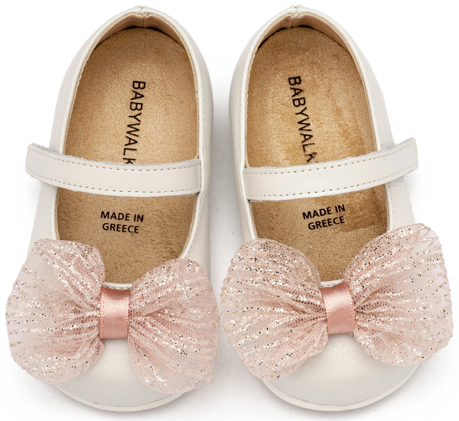 Γοβάκι Μονή Μπαρέτα με Φιόγκο PRI2639 Εκρού Ροζ - Image 2