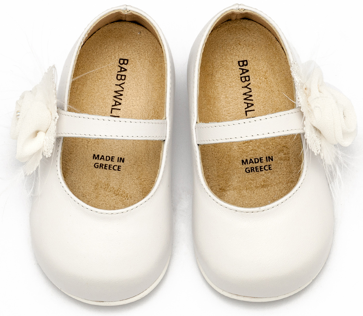 Γοβάκι Μονή Μπαρέτα με Λουλούδι PRI2640 Λευκό - Image 2