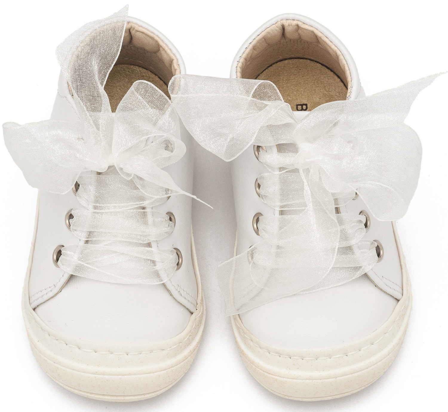 Σνίκερ με Κορδέλα PRI2644 Λευκό - Image 2