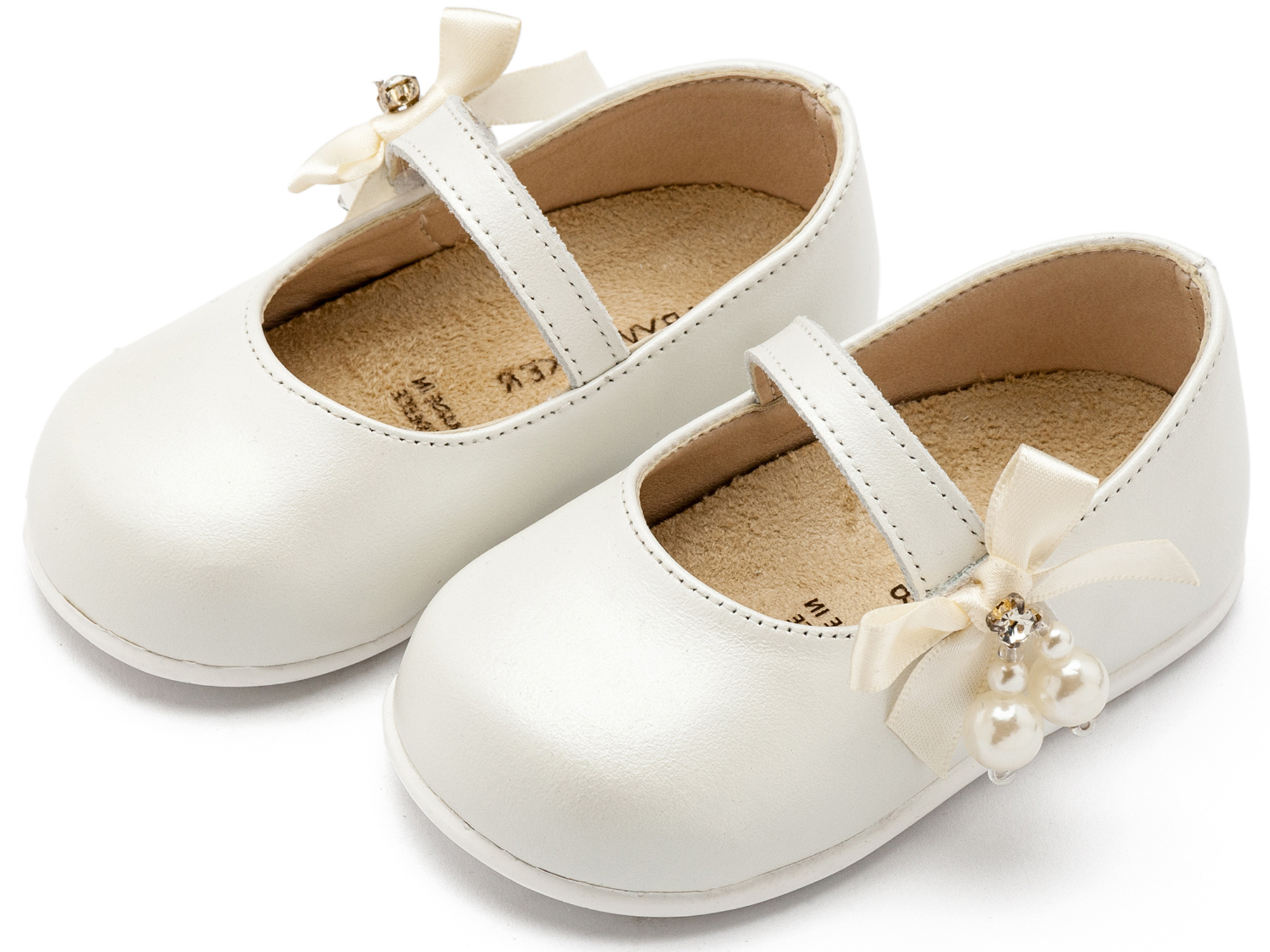 Γοβάκι Μονή Μπαρέτα με Φιογκάκι και Πέρλες PRI2646 - Image 3