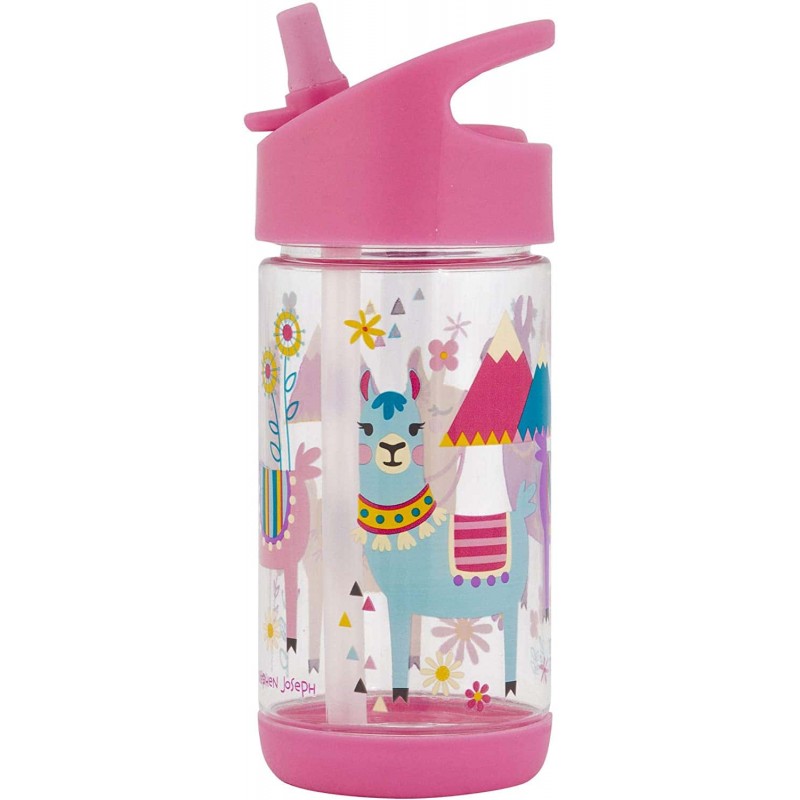 Stephen Joseph Flip Top Bottle Llama 355ml SJ112216 - Image 2