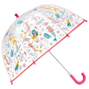 Παιδική Ομπρέλα Διαφανή που αλλάζει χρώμα Mermaid SJ130228