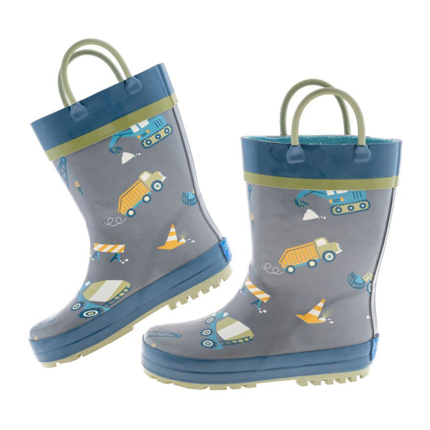 Stephen Joseph Αδιάβροχες Παιδικές Γαλότσες Construction Γκρι SJ880109