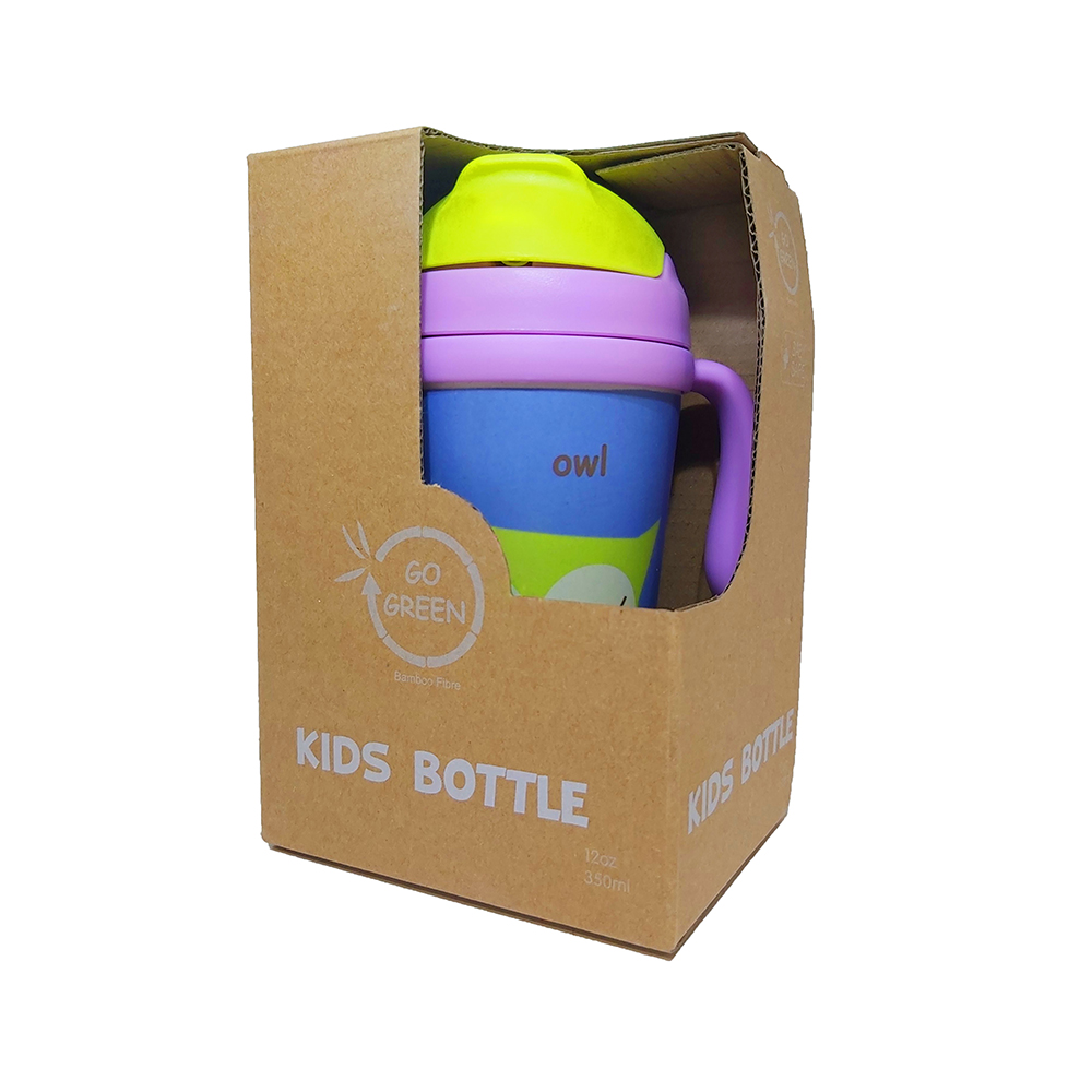 Spacecow Παγούρι Μπαμπού Owl 350ml - Image 2