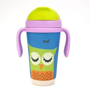 Spacecow Παγούρι Μπαμπού Owl 350ml
