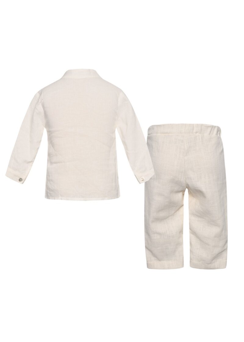 Λινό σετ εκρού Two in a Castle (T5407) - Image 2