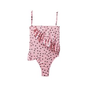 Ολόσωμο μαγιό ροζ πουά Two in a Castle (T5460)