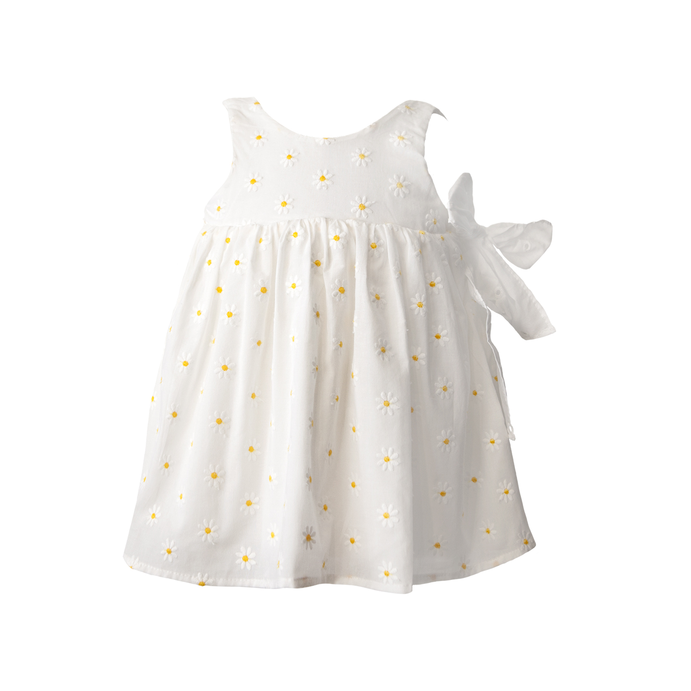 T6209 LEMON SORBET DAISY EMBROIDERY LADY DRESS BABY PLUS