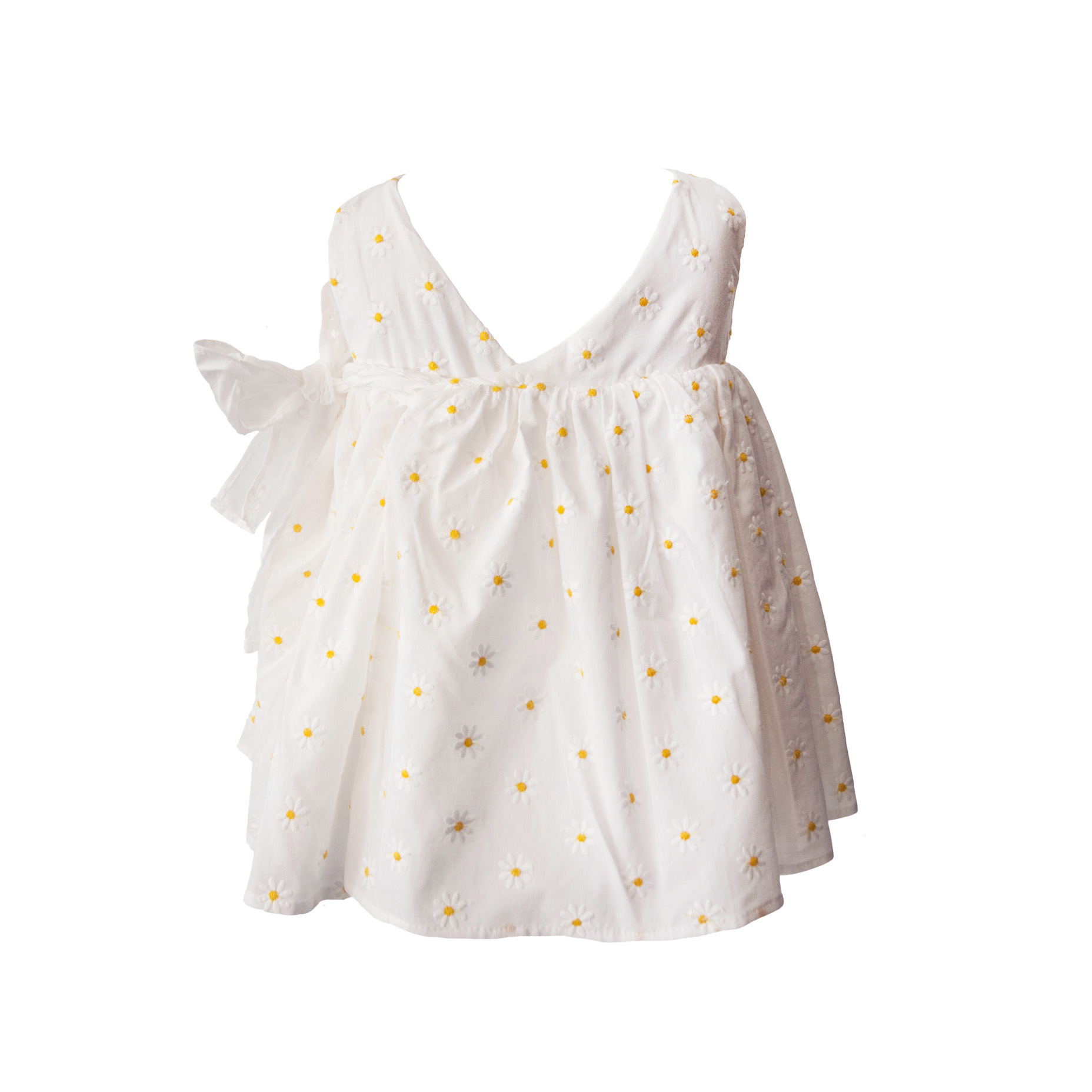 T6209 LEMON SORBET DAISY EMBROIDERY LADY DRESS BABY PLUS - Image 2