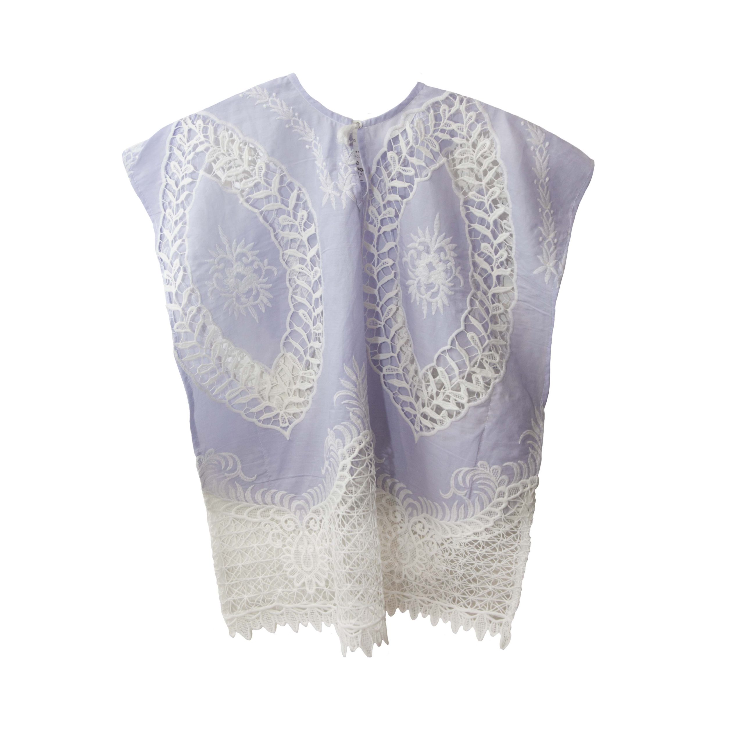 Καφτάνι Κεντημένο Λιλά Two in a castle T6220 - Image 4