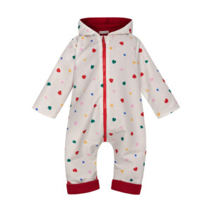 Two in a castle Αδιάβροχο ολόσωμο φορμάκι με κουκούλα (T6503)