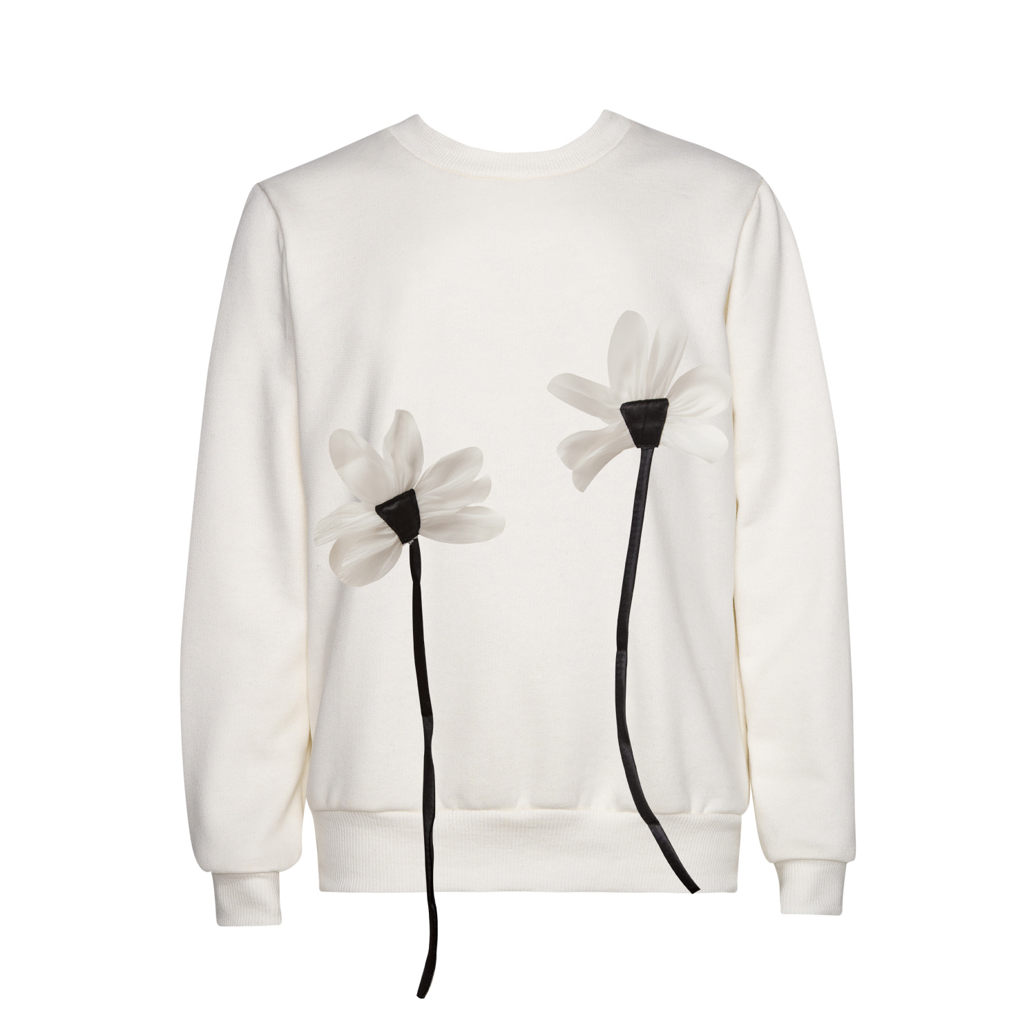 Two in a castle - Σετ Φόρμες Τοπ Με Λουλούδια & Παντελόνι Wide Leg (T6651) - Image 2