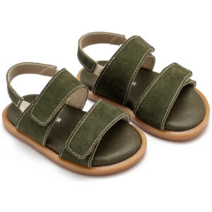 Δερμάτινο Σανδάλι GR0112 Χακί