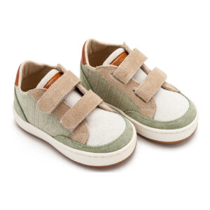 Δίχρωμο Sneaker Διπλό Χρατς EXC5297 Μπεζ Μέντα