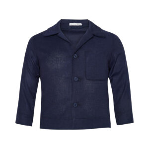 STRIPED LINEN MARINE BLAZER BABY (T5399) Two in a castle