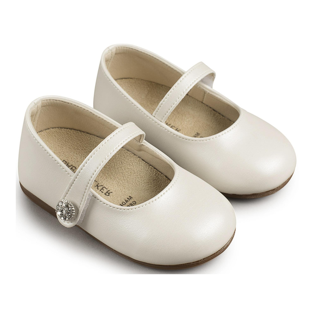 Γοβάκι Μονή Μπαρέτα με Στρασένιο Κουμπάκι BS3502