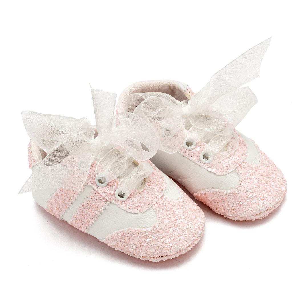 Δετά Sneakers με Κορδέλα Οργάντζα MI1653 Ροζ